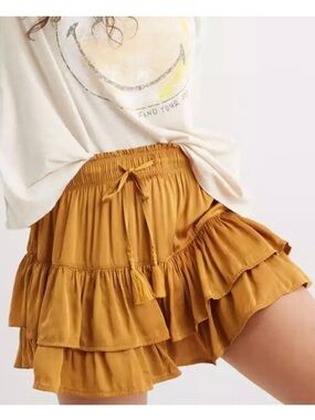 Aerie - Tiered Ruffle Mini Skirt